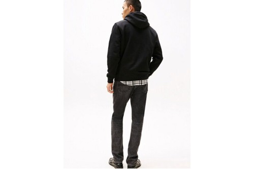 Tommy Jeans Badge Fleece Drawstring Hoodie Ανδρικό (DM0DM23606 BDS)