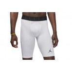 Jordan Dri-FIT Sport Ανδρικό Κοντό Κολάν Λευκό, Μαύρο