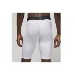 Jordan Dri-FIT Sport Ανδρικό Κοντό Κολάν Λευκό, Μαύρο