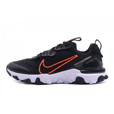 Nike React Vision Παιδικά Sneakers Μαύρα, Λευκά, Πορτοκαλί