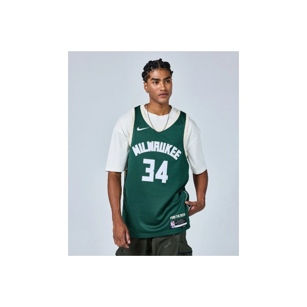 Nike Nba Milwaukee Bucks Icon Edition Φανέλα Ομάδας Ανδρική (DN2012 323)