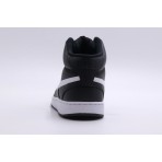 Nike Court Vision Mid Ανδρικά Sneakers Μαύρα, Λευκά