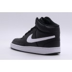 Nike Court Vision Mid Ανδρικά Sneakers Μαύρα, Λευκά