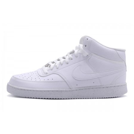 Nike Court Vision Mid Ανδρικά Sneakers Λευκά