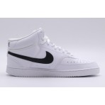 Nike Court Vision Mid Ανδρικά Sneakers Λευκά