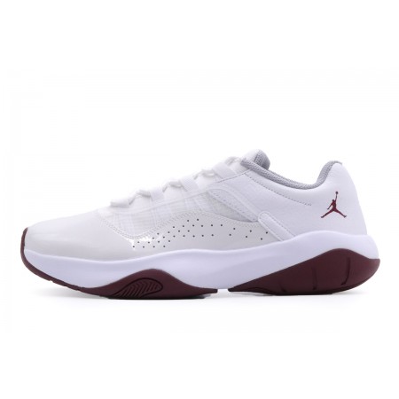 Jordan Air 11 CMFT Low Ανδρικά Sneakers Λευκά, Μπορντό