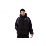 Jordan NBA Los Angeles Lakers Ανδρικό Puffer Μπουφάν Μαύρο, Μωβ