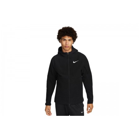 Nike Ανδρική Ζακέτα με Κουκούλα Μαύρη (DO6593 010)