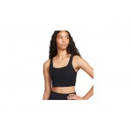 Nike Zenvy Medium Support Γυναικείο Μπουστάκι Μαύρο