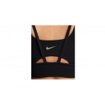 Nike Zenvy Medium Support Γυναικείο Μπουστάκι Μαύρο