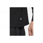 Nike Sportswear Premium Essentials Ανδρική Μακρυμάνικη Μπλούζα Μαύρη
