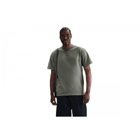 Nike Sportswear Premium Essentials Ανδρικό Κοντομάνικο T-Shirt Χακί