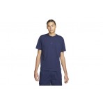 Nike Ανδρικό Κοντομάνικο T-Shirt Μπλε Σκούρο (DO7392 410)