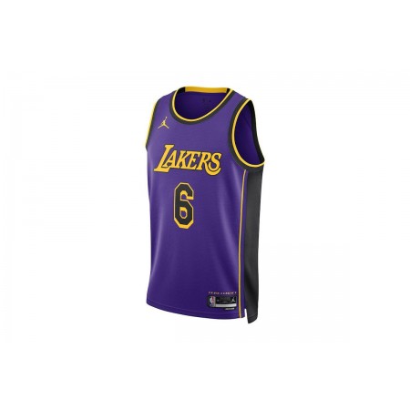 Jordan Los Angeles Lakers Φανέλα Lebron James Statement Edition