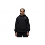 Jordan Flight Fleece Γυναικείο Φούτερ Με Κουκούλα Μαύρο