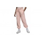 Jordan Flight Fleece Γυναικείο Παντελόνι Φόρμας Ροζ