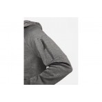 Nike Therma-Fit Fitness Ανδρική Ζακέτα με Κουκούλα Γκρι Σκούρο