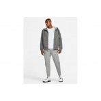 Nike Therma-Fit Fitness Ανδρική Ζακέτα με Κουκούλα Γκρι Σκούρο