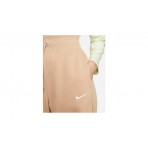 Nike Γυναικείο Παντελόνι Φόρμας Μπεζ (DQ5615 200)