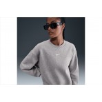 Nike Sportswear Phoenix Fleece Γυναικεία Μακρυμάνικη Μπλούζα Γκρι