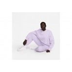 Nike Sportswear Phoenix Fleece Γυναικεία Μακρυμάνικη Μπλούζα Λιλά