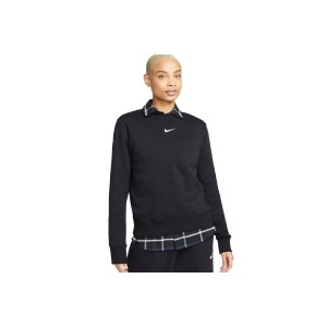 Nike Sportswear Phoenix Fleece Μπλούζα Με Λαιμόκοψη Γυναικεία (DQ5751 010)