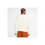 Nike Sportswear Phoenix Fleece Μπλούζα Με Λαιμόκοψη Γυναικεία (DQ5751 133)