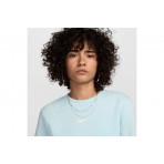 Nike Sportswear Phoenix Fleece Γυναικεία Μακρυμάνικη Μπλούζα Γαλάζια