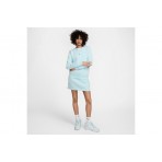 Nike Sportswear Phoenix Fleece Γυναικεία Μακρυμάνικη Μπλούζα Γαλάζια