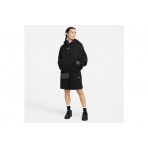 Nike Sportswear Phoenix Fleece Γυναικείο Φούτερ Με Κουκούλα Μαύρο