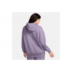 Nike Sportswear Phoenix Fleece Γυναικείο Φούτερ με Κουκούλα Μωβ