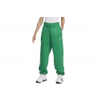 Nike Phoenix Fleece Γυναικείο Παντελόνι Φόρμας Πράσινο
