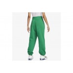 Nike Phoenix Fleece Γυναικείο Παντελόνι Φόρμας Πράσινο