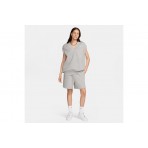 Nike Sportswear Phoenix Fleece Γυναικεία Αμάνικη Μπλούζα Γκρι