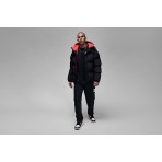 Jordan Essential Ανδρικό Puffer Μπουφάν Μαύρο