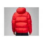 Jordan Essential Ανδρικό Puffer Μπουφάν Κόκκινο