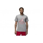 Jordan Jumpman Essentials Ανδρικό Κοντομάνικο T-Shirt Γκρι