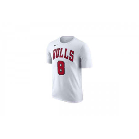 Nike Chicago Bulls Zach Lavine Ανδρικό Κοντομάνικο T-Shirt Λευκό