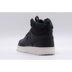 Nike Court Vision Mid Ανδρικά Χειμερινά Sneakers Μαύρα, Λευκά