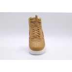 Nike Court Vision Mid Ανδρικά Χειμερινά Sneakers Καφέ, Λευκά