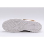 Nike Court Vision Mid Ανδρικά Χειμερινά Sneakers Καφέ, Λευκά