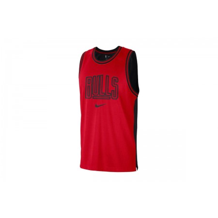 Nike Chicago Bulls Courtside Dri-Fit Nba Αμάνικη Μπλούζα 