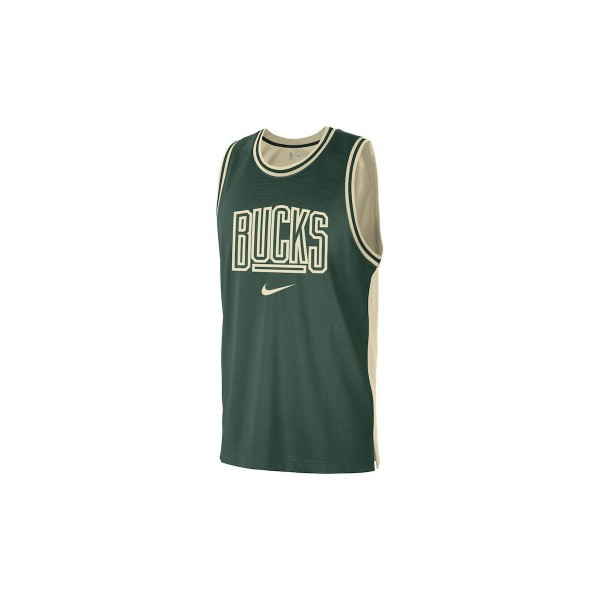Nike Dri-Fit Milwaukee Bucks Courtside Ανδρική Αμάνικη Μπλούζα (DR9380 323)