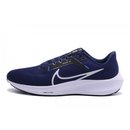 Δες τα μπλε και λευκά Nike Air Zoom Pegasus 40 Ανδρικά Sneakers. Κάνε τη διαφορά με αυτά τα παπούτσια για να έχεις μια ξεχωριστή εμπειρία τρεξίματος.