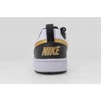 Nike Court Borough Low Recraft Sneakers Λευκά, Μαύρα, Χρυσά