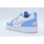 Nike Court Borough Low Recraft Sneakers Λευκά, Γαλάζια, Γκρι Ανοιχτό