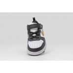 Nike Court Borough Low Recraft Βρεφικά Sneakers Μαύρα, Χρυσά, Λευκά