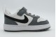 Nike Court Borough Low Recraft Βρεφικά Sneakers Γκρι, Λευκά