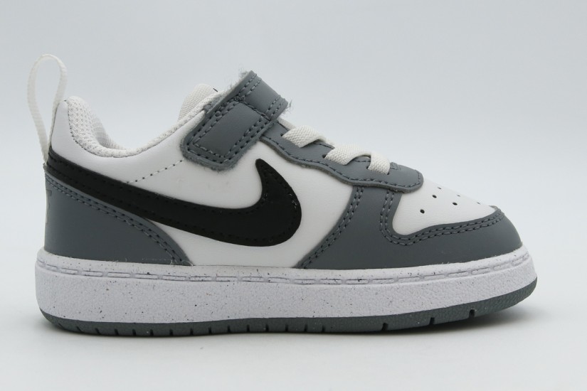 Nike Court Borough Low Recraft Βρεφικά Sneakers Γκρι, Λευκά