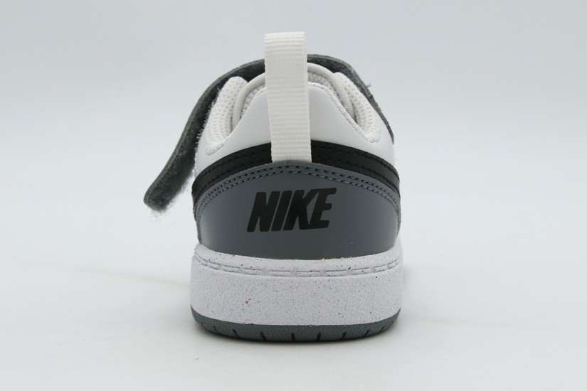 Nike Court Borough Low Recraft Βρεφικά Sneakers Γκρι, Λευκά